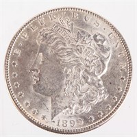Coin 1899-P Morgan Silver Dollar Gem BU
