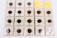 Coin Indian Head Cent Collection 1873-1892