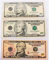 Coin United States Currency Star Notes