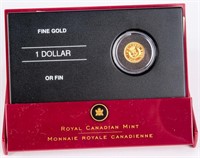 Coin Canada 2006 $1 Fine Gold Coin in Case