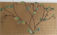 Vine & Leaf Metal Wall Hanging