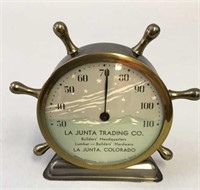 Vintage La Junta Trading Co Thermometer