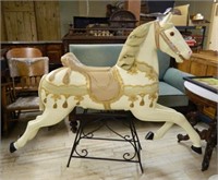 Wonderful Early Painted Carousel Horse.