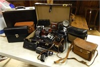 Large Selection of Vintage Cameras.