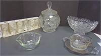 Collection of  11 Pieces of Crystal & Glassware