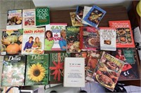 Large Box Lot of a Variety of Cookbooks