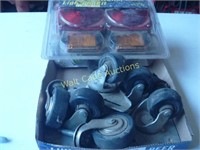 Casters and Trailer Lights Lot