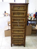 Drexel Solid Wood Seven Drawer Cabinet