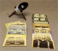 Stereo-Optic View Cards and Stereoscope.