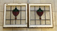 Stained Leaded Glass Windows.