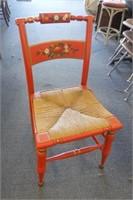 Orange Painted Chair