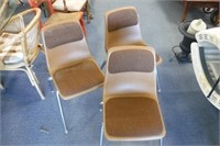 3 Padded Chairs