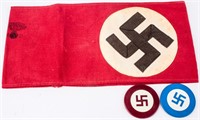 Nazi Arm Band & Nazi Poker Chips