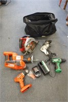 Tool Bag w/ Saws & Drills