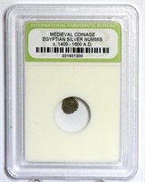Medieval Coinage Egyptian Silver Nummis