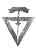 1874 Knights of Pythia Masonic Rank Medal Badge