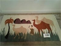 CAMEL RUG or WALL HANGING, CAN BE EITHER ONE