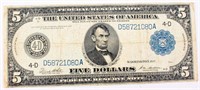 Coin Series of 1914 Federal Reserve $5 Note