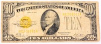 Coin Series of 1928 $10 Gold Certificate
