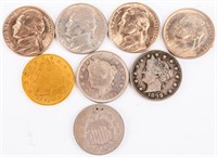 Coin Key Date Nickels Shields to Jefferson