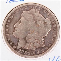 Coin 1882-CC Morgan Silver Dollar VG