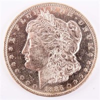 Coin 1885-O Morgan Silver Dollar Proof Like BU