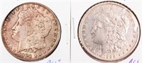 Coin 2 Morgan Silver Dollars 1900-P & 1898-P