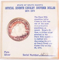 Coin South Dakota .999 Fine Silver Souvenir $