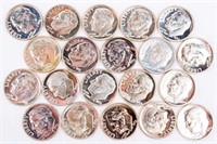 Coin  20 Gem Proof Roosevelt Dimes Silver