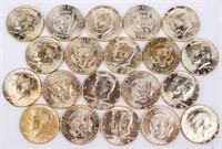 Coin Kennedy Half Dollar 40% Silver BU Roll