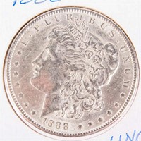 Coin 1888-P Morgan Silver Dollar Unc.