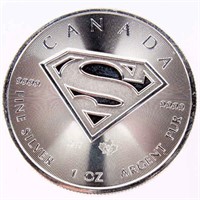 Coin Canada Superman 1 Ounce Silver $5