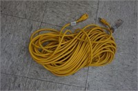100' Yellow Heavy Duty Extension Cord