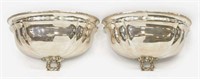 (2) FRENCH SILVERPLATE WALL SCONCES, 19TH C.