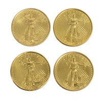 (4) U.S. $5 GOLD BULLION COINS