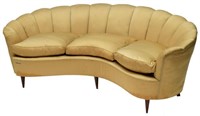 ITALIAN MIDCENTURY MODERN SOFA MANNER OF GIO PONTI