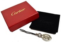 CARTIER DOUBLE LOGO CELL PHONE CHARM & BOX