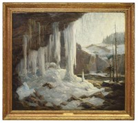 FRANK LOVEN (1868-1951) "AUSABLE CHASM" PAINTING
