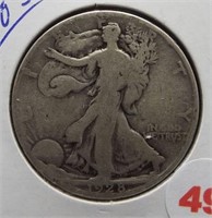 1928-S Walking Liberty Silver Half Dollar.