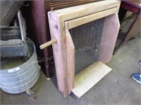 Vintage wood sifter