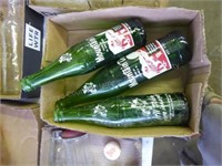 3 vintage Mountain Dew bottles