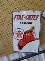 Texaco Gas enamel sign