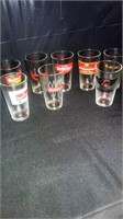 VINTAGE OLD BUDWEISER GLASSES