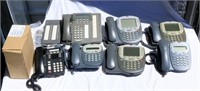 Lot of 8 Avaya Business Telephones