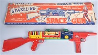 MARX WINDUP REX MARS SPARKLING SPACE GUN w/BOX