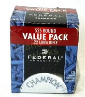 525 Round Value Pack Federal Champion .22 LR HP