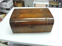 Antique inlaid document box