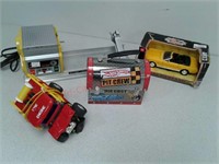 Mattel power shop, 1964 Mustang toy car plus more