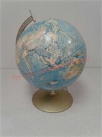 Rand McNally World Portrait globe on stand