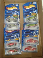 8 new Hot Wheels cars in Packaging